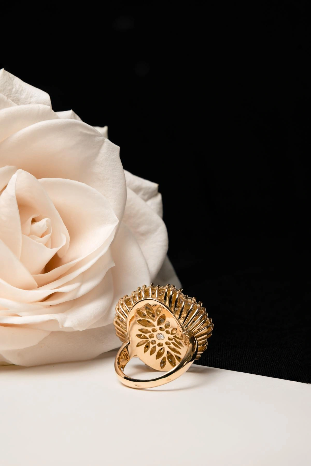 Bague pavage diamants Bijouterie Psyché x Pauline Declercq - Atlin Créations-12