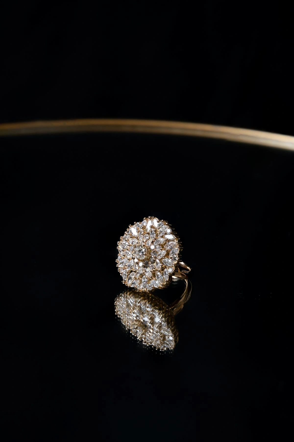 Bague pavage diamants Bijouterie Psyché x Pauline Declercq - Atlin Créations-14