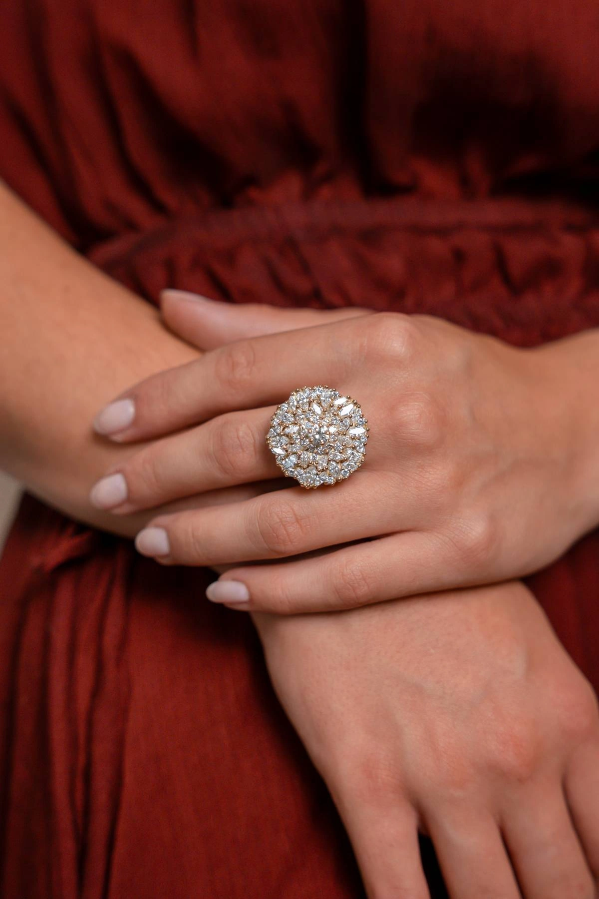 Bague pavage diamants Bijouterie Psyché x Pauline Declercq - Atlin Créations-16